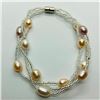 Image 1 : Freshwater Pearl Braclet And Necklace Set, Suggested Retail Value $200 (Estimated Selling Price from