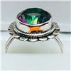 Image 3 : Silver Mystic Topaz Ring (~weight 4.1g), Suggested Retail Value $160