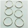 Image 1 : Silver Pack Of 3 Hoop Earrings, Suggested Retail Value $50