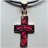 Image 1 : Silver Cross Shaped Pendant, Suggested Retail Value $60