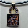 Image 2 : Silver Cubic Zirconia Bag Shaped Pendant, Suggested Retail Value $60
