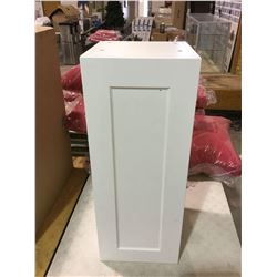 Ebsu Upper Cabinet - 1 Door - 15" - White Model: TLHG15-BLSD(In Box)