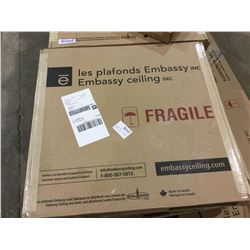 Embassy Ceiling Tile 24  x 24  (8 pieces)