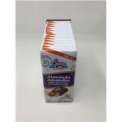 Lot of Cable Car Almond Milk Chocolate Bars (12 x 100g)