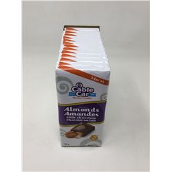 Lot of Cable Car Almond Milk Chocolate Bars (12 x 100g)