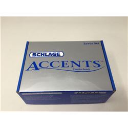 Schlage Accents Lever Set- Nickel