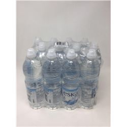 Lot of Natural Spring Water (12 x 710ml) Sport Bottles