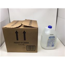 Lot of Ice River Distilled Water (4 x 4L)