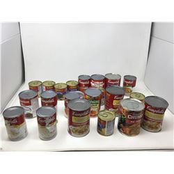 Lot of Assorted Canned Foods