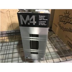 M4 Exterior-Interior Light Fixture, Black