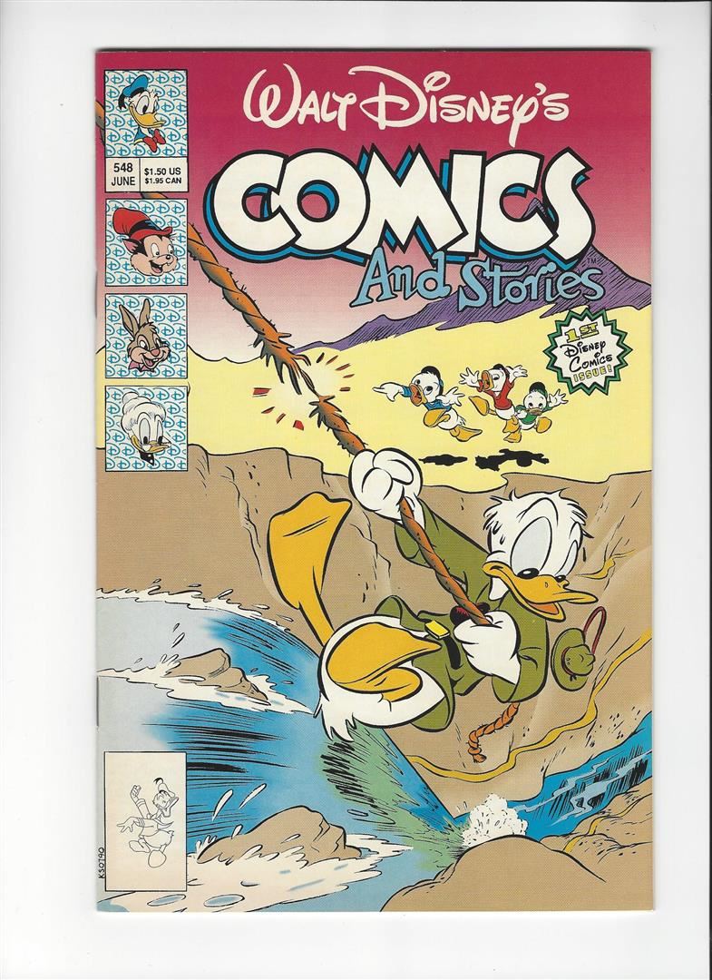 Disney Comic Layout Walt Disneys Comics and Stories Issue #548 by Disney Comics