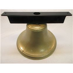 Brass Bell- Small Crack- 20" X 12"- Mount 22" X 3"- Heavy Duty Ringer