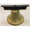 Image 3 : Brass Bell- Small Crack- 20" X 12"- Mount 22" X 3"- Heavy Duty Ringer