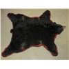 Image 1 : Double Matted Black Bear Rug- Good Condition- Nose To Tail 73"- Across Front Legs 70"