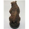 Image 3 : Unmarked Grizzly Bear Bronze- 13"H X 6"Base