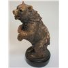 Image 6 : Unmarked Grizzly Bear Bronze- 13"H X 6"Base
