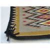 Image 2 : Old Fringed Navajo Blanket- 36" X 28.5"- Good Condition