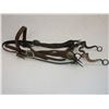 Image 1 : Old Headstall With Nickel Conchos- Buckle Anchor Marked- Unmarked Silver and Copper Bit