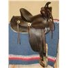 Image 1 : Marked Denver Dry Goods Co Denver Colo  Powder River Saddle- 13.5" Seat