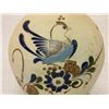 Image 2 : Marked JE Mexico Pot- Hand Painted- Glazed- 12"H X 8"W