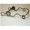 Image 1 : Marked S Ruano 81 Silver Overlaid Bit- Martinez Cheek Curb Mouth- Slobber Bar- Rein Chain Swivels