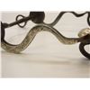 Image 3 : Marked S Ruano 81 Silver Overlaid Bit- Martinez Cheek Curb Mouth- Slobber Bar- Rein Chain Swivels