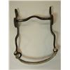 Image 4 : Marked S Ruano 81 Silver Overlaid Bit- Martinez Cheek Curb Mouth- Slobber Bar- Rein Chain Swivels