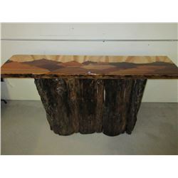 Inlaid Bar- Handcrafted By Nicholas Mariana, Montana Marquetry and - Cow Creek Enterprises