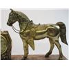 Image 4 : Horse and Cowboy Clock- Clock Works and is Marked United Self Starting- Plastic Base 20.5"L X 5"D X 