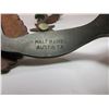 Image 6 : Marked Walt Rambo Austin TX Silver Overlaid Double Mounted Bottle Opener Spurs- .75" Bands- 2" Shank