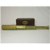 Image 1 : Brass Telescope In Dovetailed Box- Box Marked Stanley London Telescope