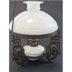 Hanging Kerosene Lamp- 38"H X 13" Shade