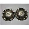 Image 1 : Unmarked Engraved Visalia Conchos- Rope Edge- 1.75"
