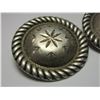 Image 2 : Unmarked Engraved Visalia Conchos- Rope Edge- 1.75"