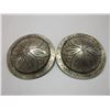 Image 1 : Unmarked Estrada Engraved Domed Conchos- 2"