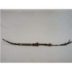 Deer Lodge Prison Hitched Horsehair Quirt-  5 Colors- Fringed- 34"