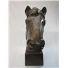 Image 2 : Cast Iron Horse Head- 8" Base- 23" H
