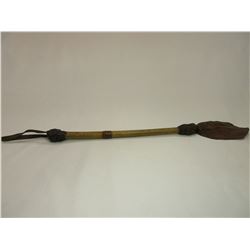 Rawhide Quirt With Beaver Tail Popper- 27"