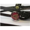 Image 2 : Nice Old Unmarked Dotted Headstall- Iron Conchos- Horsehead Rosettes- Old Military Bit With Rein Cha