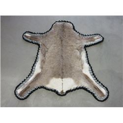Double Matted Antelope Rug- 55"L X 56"W