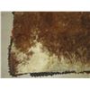 Image 3 : Old Double Matted Cowhide Rug- 72"L X 59"W- Minor Damage on Matting