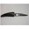 Image 1 : Unmarked Antler Handled Knife- 4" Stainless Blade- 4" Handle