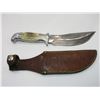 Marked RH Ruana Bonner Montana Knife- S Mark- Original Sheath- 6" Blade- 4.25" Handle