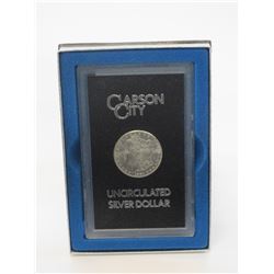 Uncirculated 1884 Carson City Silver Morgan Dollar