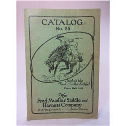 Fred Mueller Saddle and Harness Co Original Catalog- #59- 122 Pages- 9.5" X 6.5" - 1931