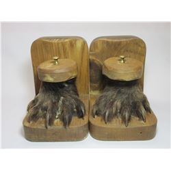 Wolverine Foot Bookends- 8"H X 6"W X 7.5" D