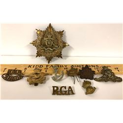 GR OF 9, MISC MILITARY BADGES