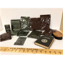 GR OF 13, MISC ITEMS FROM MILITARY KIT