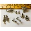 Image 1 : GR OF 6, RHINESTONE EARRINGS & BROACHES
