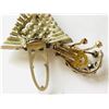 Image 2 : GR OF 6, RHINESTONE EARRINGS & BROACHES